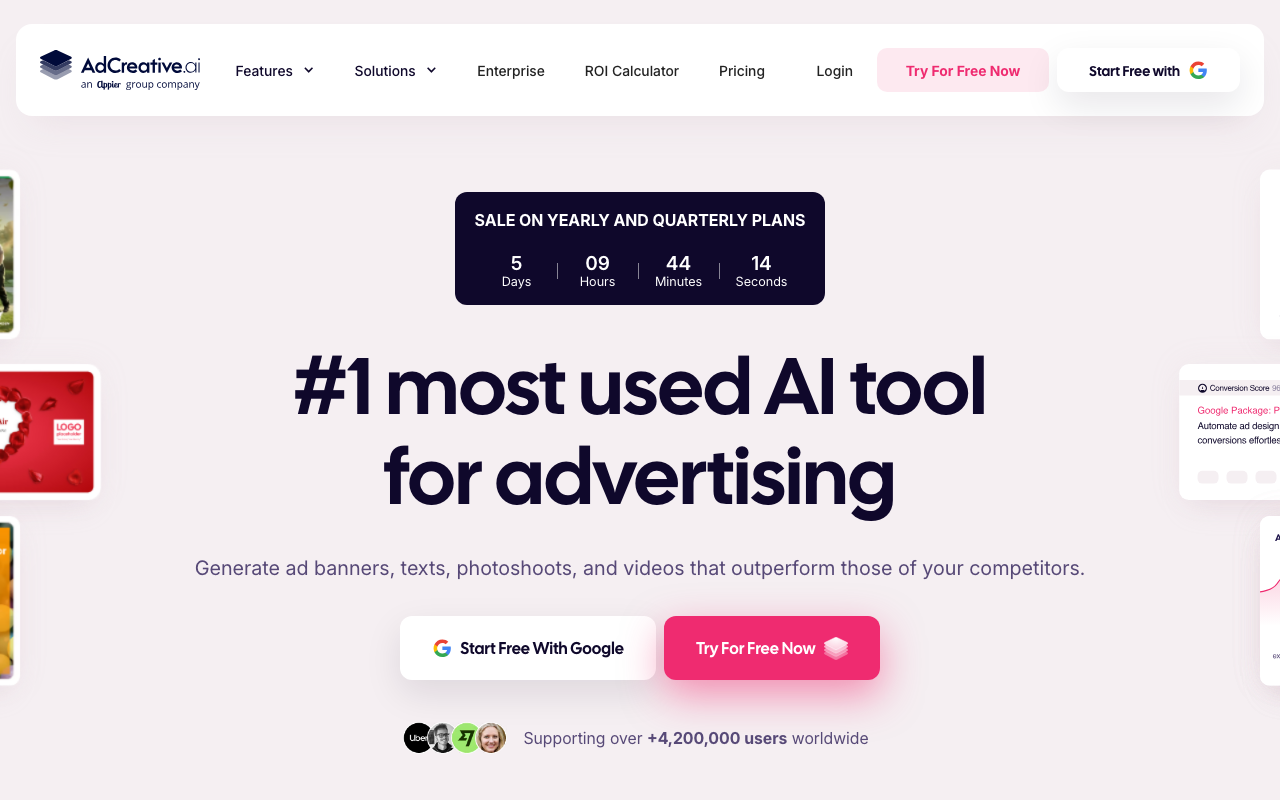 AdCreative.ai — Generate high-converting ad creatives in seconds with AI