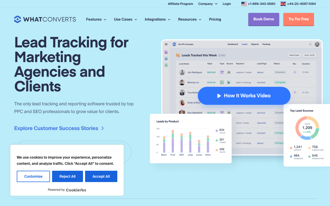WhatConverts — Track every lead back to the marketing that created it
